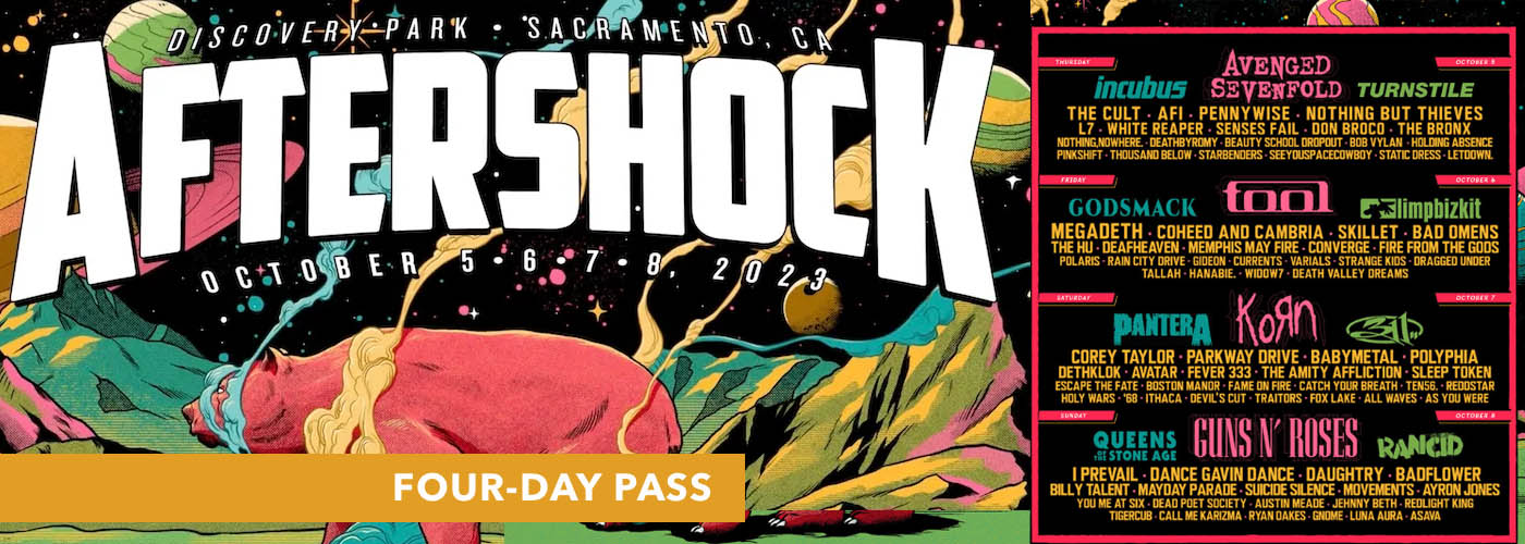 Aftershock Festival – 4 Day Pass